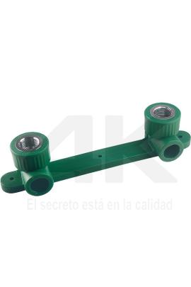 PPR Termofusion Puente Union 2 Codo 90° s20 1/2