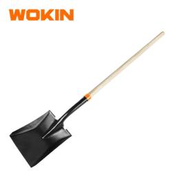 Pala de acero con mango largo 1480mm Wokin