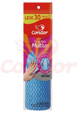 Paño limpieza multiuso rolo 30h. Ref 1671 Condor