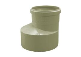 Pieza desague PVC Gris Reforzado 100mm Reduccion 100a75 Kron