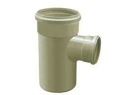 Pieza desague PVC Gris Reforzado 100mm Te reduccion 100a50 K