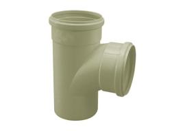 Pieza desague PVC Gris Reforzado 75mm Te Krona