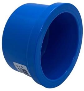 Pieza pvc AZUL tapon 50mm Krona