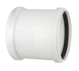 Pieza desague pvc Blanca 75mm CUPLA Krona