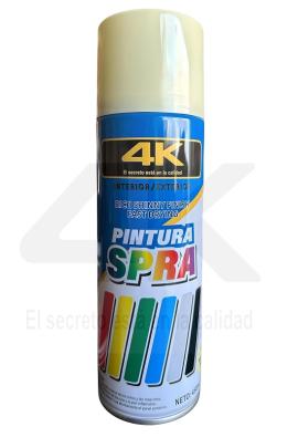 Pintura aerosol BLANCO MATE Spray 4K
