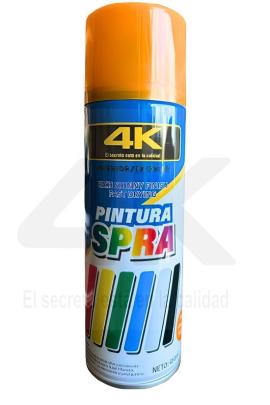 Pintura aerosol FLUORESCENTE NARANJA Spray 4K