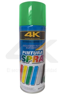 Pintura aerosol FLUORESCENTE VERDE Spray 4K