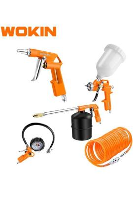Pistola para pintar set 5 PZ Wokin 816005/1873