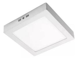 Plafon 6 w luz fria cuadrado