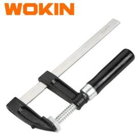 Prensa tipo F  mango negro  120x500 Wokin