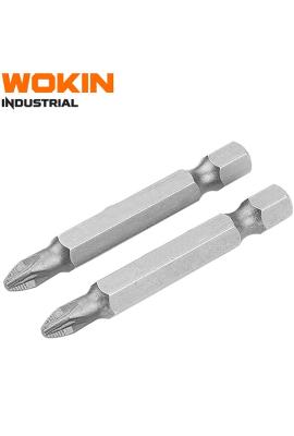 Puntas p/Destornillador PZ2 2pc 50mm Wokin Industrial