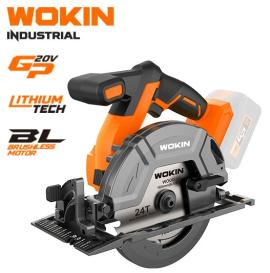 Sierra circular inalambrica 20v s/bateria Wokin Industrial b