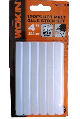 Silicona en barra 12PC 11.2x100mm Wokin