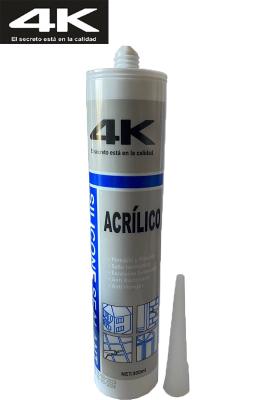 Silicona sellador acrilico blanco 300ml 480g 06-07-2024 4k