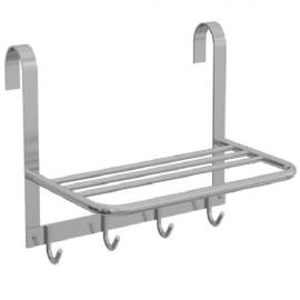Toallero porta toalla 1 estantes 4 perchas Sicmol