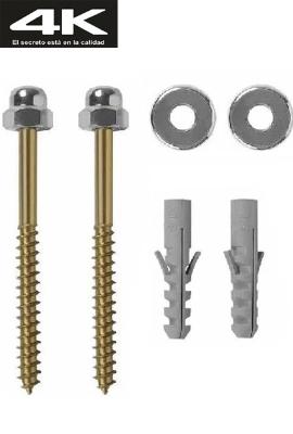 Tornillo p/water bronce 80mmx2