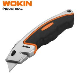 Trincheta Aluminio p/cuero 5 hojas Wokin industria