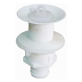Valvula 7/8 Plastico blanca c/union Grap