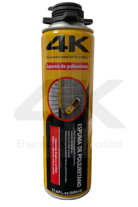 espuma poliuretano expansiva blanca 750ml 855gr 4K 16/6/26