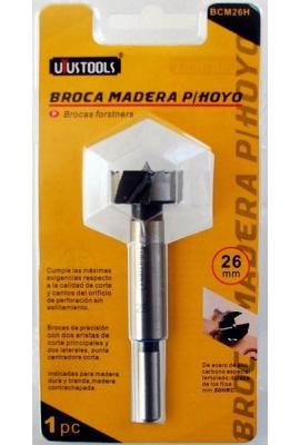 mecha forstner p/bisagra autorreten 26mm bcm26h uyu